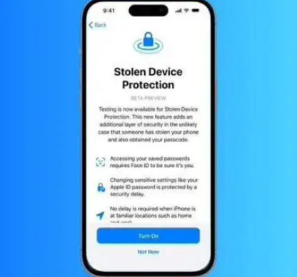 开福苹果授权维修店分享被盗设备保护功能开启方法 