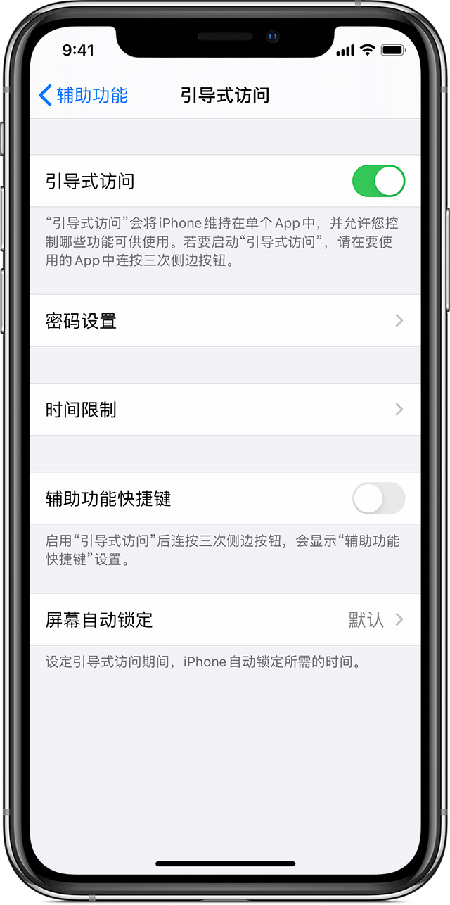 开福苹果手机维修分享如何在 iPhone 上退出引导式访问 