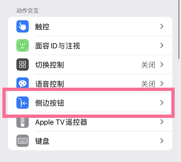 开福苹果14维修店分享iPhone14 Plus侧键双击下载功能关闭方法 