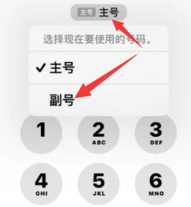 开福苹果14维修店分享iPhone 14 Pro Max使用副卡打电话的方法 