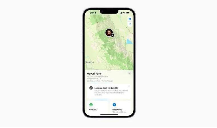 开福苹果14维修分享iPhone14系列中 FindMy功能通过卫星分享位置方法教程 