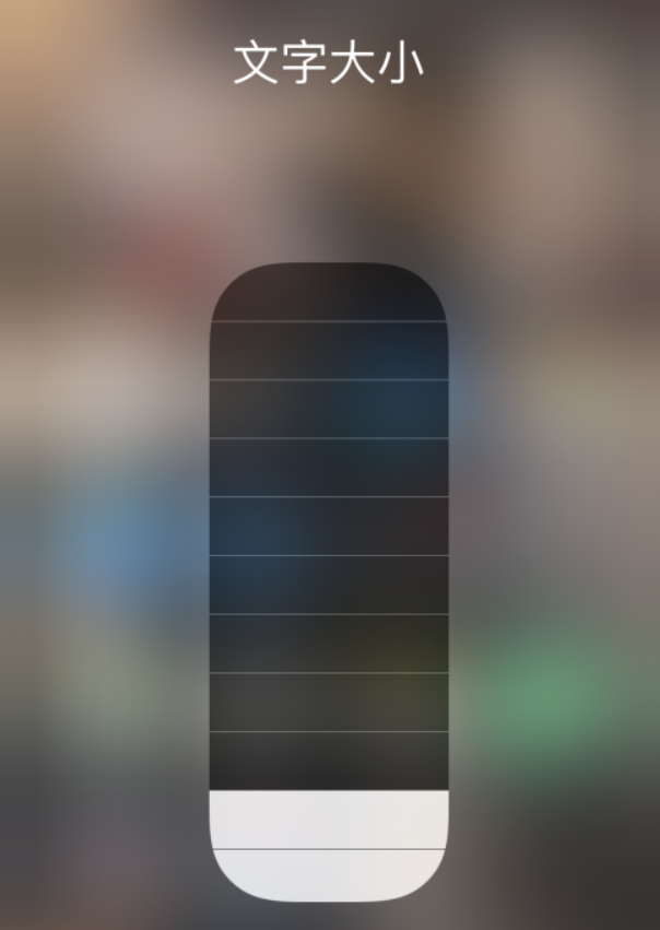 开福苹果手机维修分享小技巧：在 iPhone 控制中心快速调节字体大小 